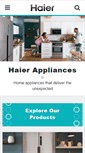 Mobile Screenshot of haierappliances.com